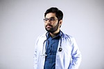 doctor, stethoscope, man